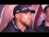 ANTHONY JOSHUA ON THE REFEREE CONSTANTLY BREAKING HIM & JOSEPH PARKER UP DURING FIGHT