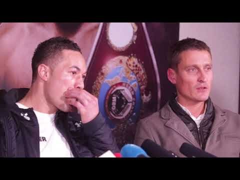 ANTHONY JOSHUA v JOSEPH PARKER - POST FIGHT PRESS CONFERENCE - PARKER, KEVIN BARRY, DAVE HIGGINS