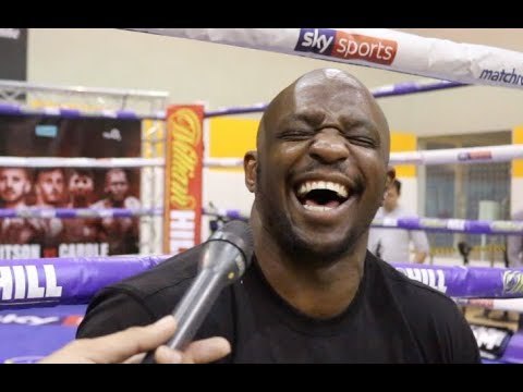'IM GONNA RUB HIS BALD HEAD!' - DILLIAN WHYTE RAW ON LUCAS BROWNE, RIPS INTO DEONTAY WILDER STYLE.