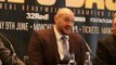 'ANTHONY JOSHUA IS A BIG OLD DOSSER! - IT WOULD BE AN EASY FIGHT. I'D KNOCK HIM OUT!' - TYSON FURY