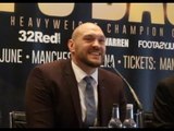 'THERE'S THE DOOR!' - TYSON FURY SHUTS DOWN REPORTER WHEN ASKED 'NEGATIVE' QUESTION ABOUT DRUG BAN