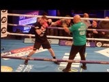 WELSH TALENT SEAN McGOLDRICK SMASHES THE PADS W/ TRAINER TONY BORG