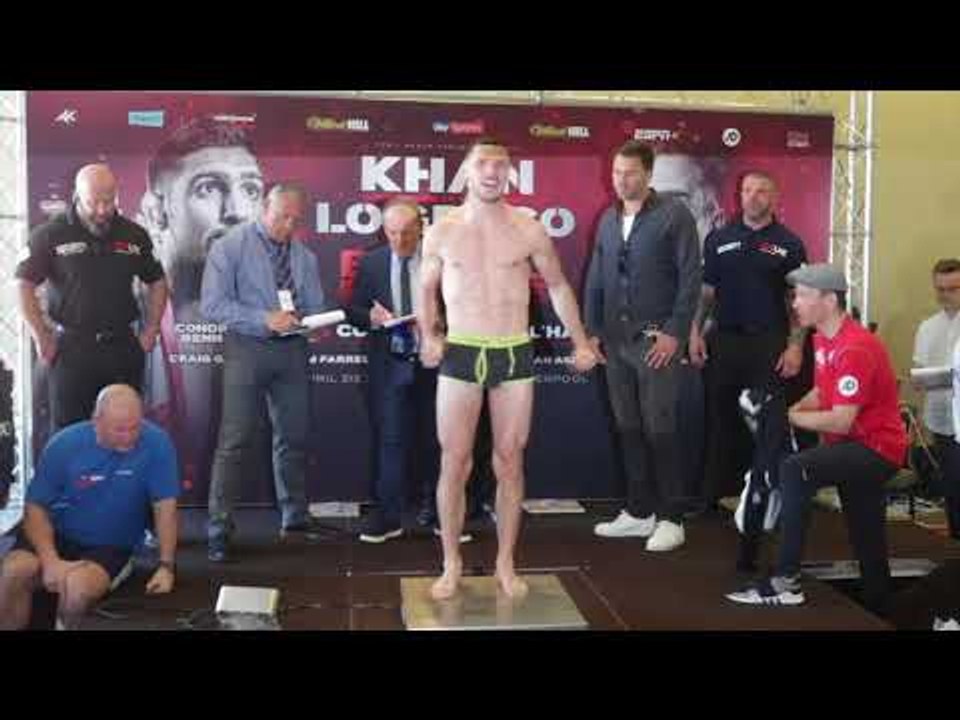 SEAN 'MASHER' DODD v TOMMY COYLE - OFFICIAL WEIGH IN & HEAD TO HEAD / KHAN v LO GRECO