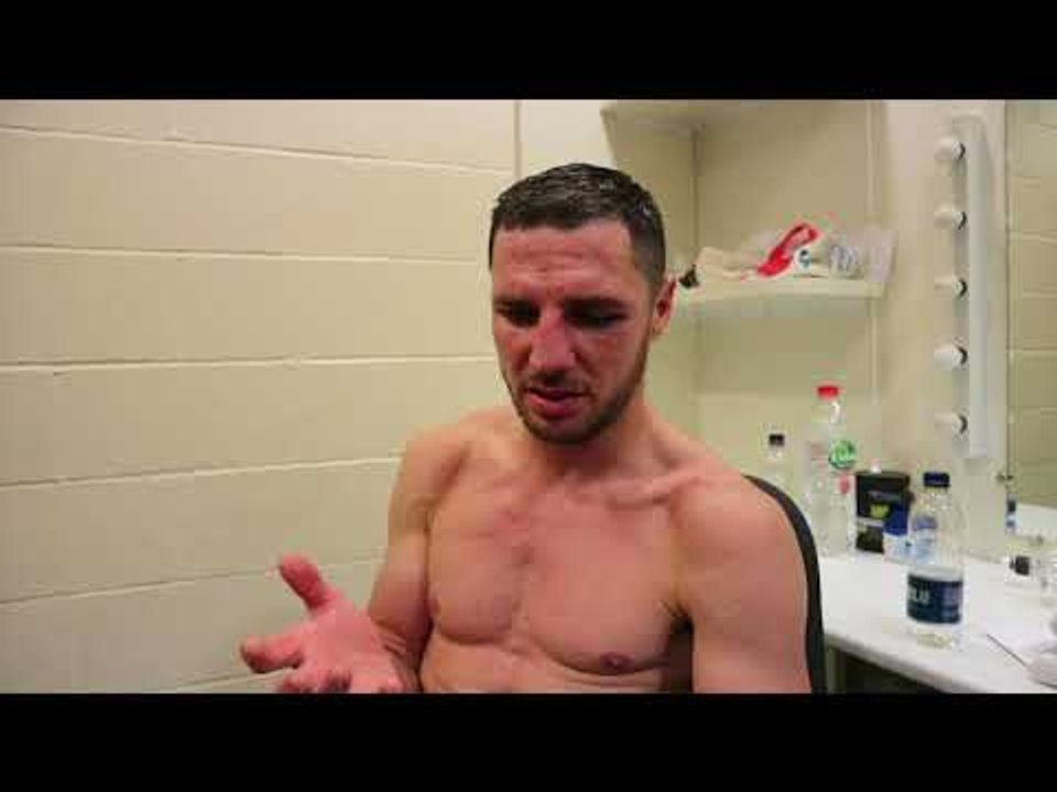 TOMMY COYLE REACTS TO SENSATIONAL TKO WIN OVER SEAN 'MASHER' DODD IN LIVERPOOL