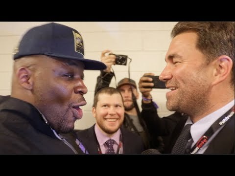 WOW! 'BIG BABY' JARRELL MILLER CONFRONTS EDDIE HEARN - 'I WANT ANTHONY JOSHUA IN UK OR USA?!!
