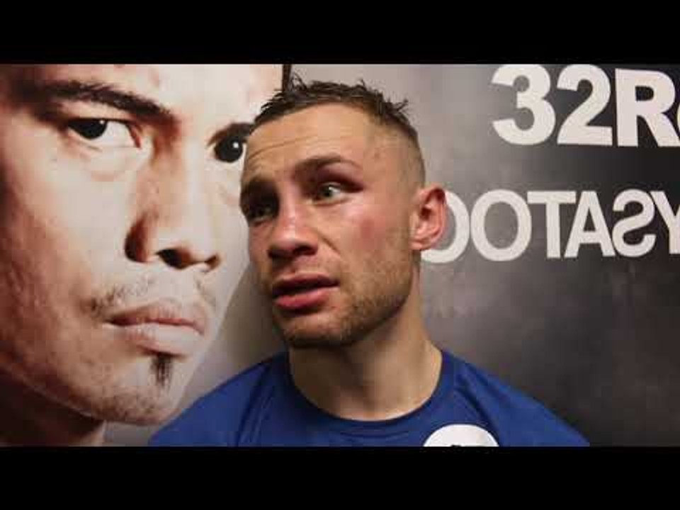 CARL FRAMPTON REACTS TO BRILLIANT WIN OVER DONAIRE - TALKS WINDSOR PARK, VALDEZ, SELBY-WARRINGTON