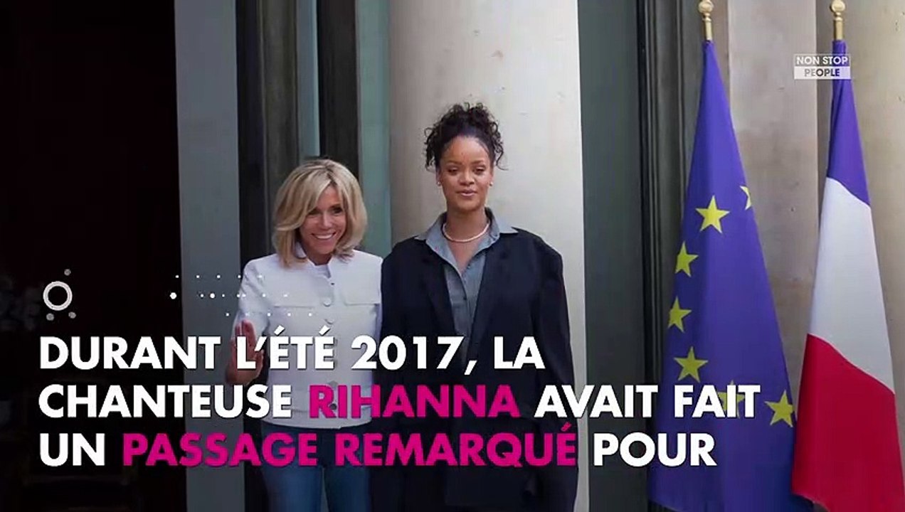 Brigitte Macron : Rihanna, Angelina Jolie...ces stars qu’elle a reçues à l’Élysée
