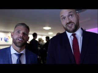 TYSON FURY & BILLY JOE SAUNDERS RAW - 'THE WORST 10st JOURNEYMAN IN ENGLAND WOULD SLAP EDDIE HEARN!'