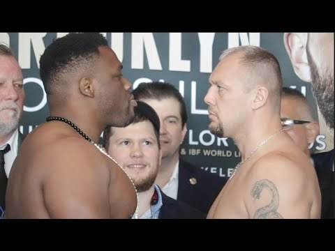HEAVYWEIGHT CLASH!! - 'BIG BABY' JARRELL MILLER v JOHANN DUHAUPAS - OFFICIAL WEIGH IN HEAD TO HEAD