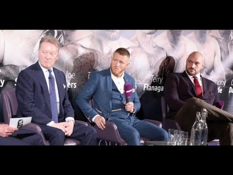 TYSON FURY FIGHTS ON BT SPORT - FULL PRESS CONFERENCE w/ WARREN, SAUNDERS, FRAMPTON, YARDE, DUBOIS