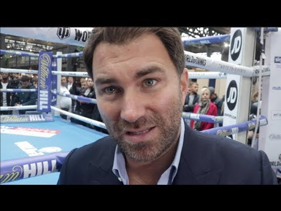 EDDIE HEARN (RAW & UNCUT) ON BELLEW v HAYE II, JOSHUA v WILDER UPDATE, BROOK v KHAN & USA PLATFORM
