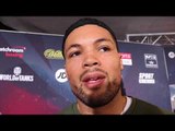 'I SEE CHISORA HERE WEARING SUN GLASSES. THATS TO STOP HIM GOING BLIND FROM HIS JACKET' - JOE JOYCE
