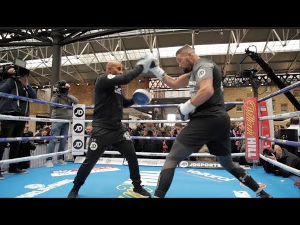 THE BOMBER! TONY BELLEW IN TREMENDOUS SHAPE (FULL & COMPLETE) OPEN WORKOUT / BELLEW v HAYE II