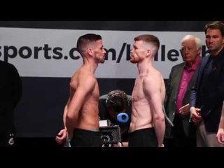 MARTIN J WARD v JAMES TENNYSON - OFFICIAL WEIGH-IN VIDEO / BELLEW-HAYE 2 (THE REMATCH)