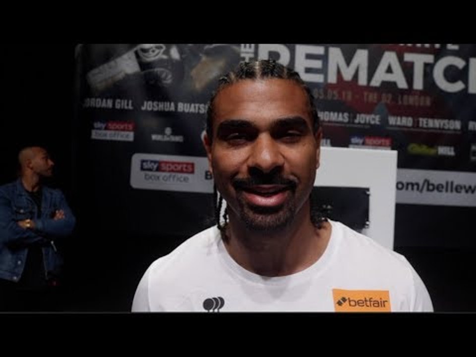 'FIRST TIME I SAW FEAR IN TONY BELLEW EYES! - DAVID HAYE IMMEDIATE WEIGH IN REACTION / HAYE v BELLEW