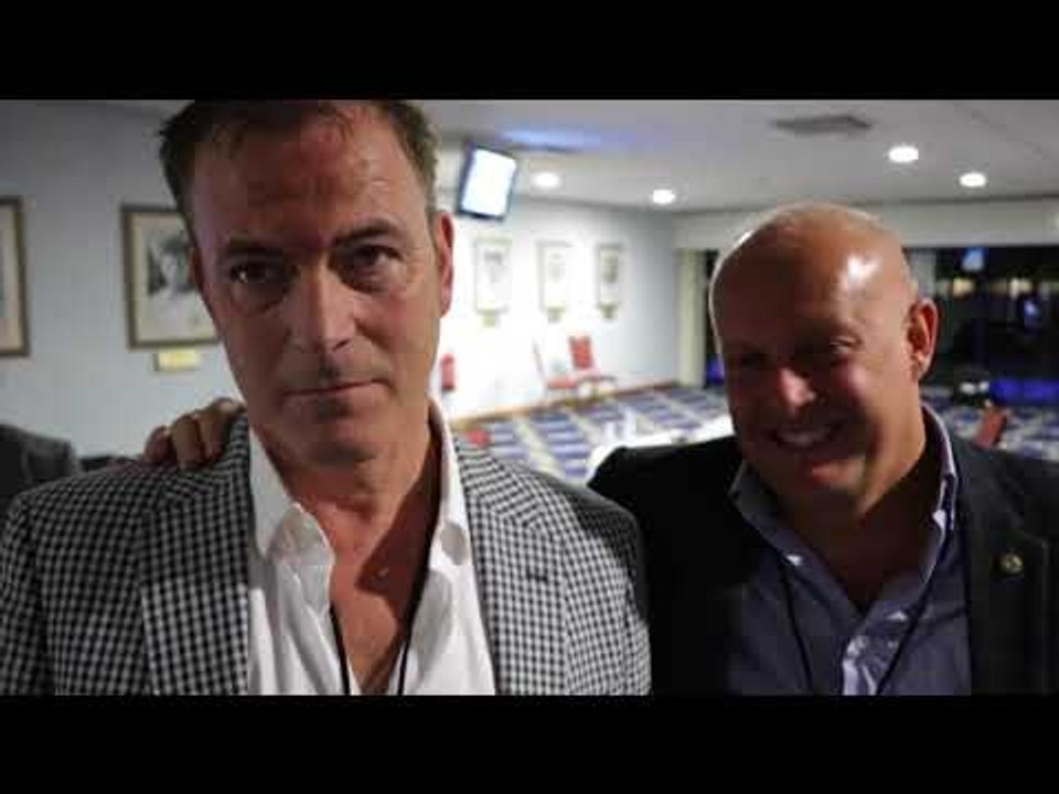 DENNIS HOBSON REACTS TO HUGHIE FURY DESTRUCTION OF SAM SEXTON TO CLAIM BRITISH HEAVYWEIGHT