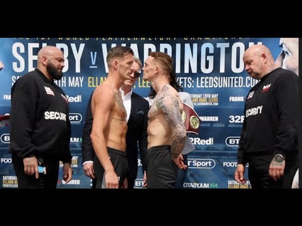 DARREN TETLEY v MASON CARTWRIGHT - OFFICIAL WEIGH IN VIDEO (LEEDS)