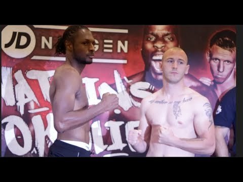 SPIDER MAN! CRAIG RICHARDS v BOSKO MISIC - OFFICIAL WEIGH IN & HEAD TO HEAD / WATKINS v OKOLIE