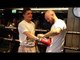 LOUIE LYNN SMASHES THE PADS W/ TRAINER KEVIN MITCHELL AHEAD OF OF 2ND PROFESSIONAL CONTEST