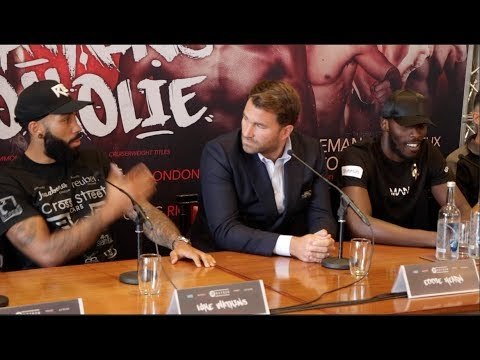LUKE WATKINS v LAWRENCE OKOLIE - (FULL & COMPLETE) PRESS CONFERENCE W/ EDDIE HEARN & UNDER CARD