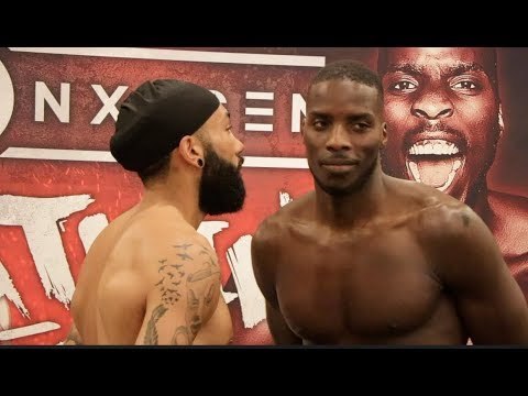 MOVE OVER!! LUKE WATKINS v LAWRENCE OKOLIE - OFFICIAL WEIGH IN & HEAD TO HEAD / WATKINS v OKOLIE