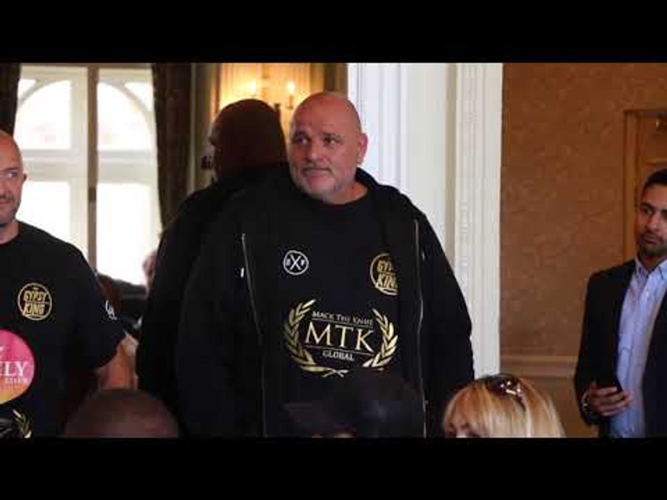 'THE ONLY PERSON THAT CAN BEAT TYSON FURY IS HIMSELF. THERE WONT BE ANOTHER FOR 500 YRS' -JOHN FURY