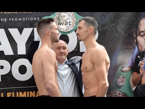 WORLD TITLE NEXT? - JOSH TAYLOR v VIKTOR POSTOL - OFFICIAL WEIGH IN & HEAD TO HEAD / TAYLOR-POSTOL