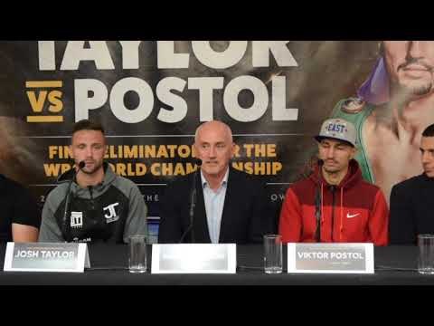 JOSH TAYLOR v VIKTOR POSTOL - *FULL & UNCUT* FINAL PRESS CONFERENCE / TAYLOR-POSTOL