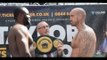 HEAVYWEIGHTS COLLIDE! - MARTIN BAKOLE ILUNGA v DL JONES - OFFICIAL WEIGH IN & HEAD TO HEAD