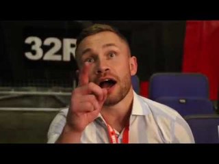 'ALL I HEAR IS ROCKY FIELDING FIGHTING FOR WORLD TITLE, ITS DOING MY F****** HEAD IN' -CARL FRAMPTON