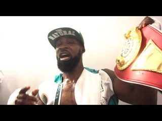 'I WANT TO DEFEND THIS IN NIGERIA' - EMOTIONAL LARRY EKUNDAYO REACTS TO BEATING JOHN THAIN