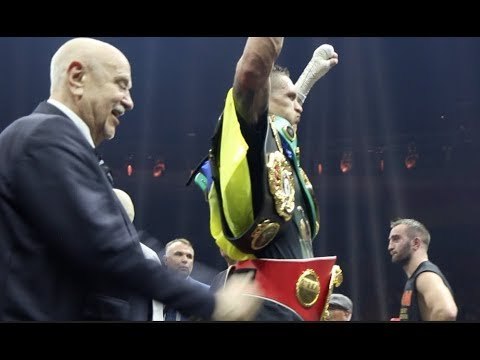 MURAT GASSIEV GRACIOUS IN DEFEAT AS HE WATCHES ALEKSANDR USYK RAISE ALL FOUR BELTS IN RING