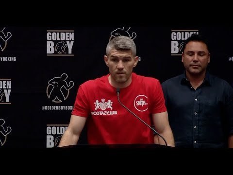 JAMIE MUNGUIA v LIAM SMITH - FINAL PRESS CONFERENCE (FROM LAS VEGAS) / MUNGUIA-SMITH - SAT 21 JULY