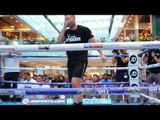 JOSEPH PARKER GIVING NOTHING AWAY AS HE WORKS OUT AHEAD OF DILLIAN WHYTE CLASH