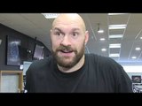 'I THOUGHT I KILLED MY TRAINER ON HIS FIRST DAY -HE WAS OUT COLD. I THOUGHT HE WAS DEAD' -TYSON FURY