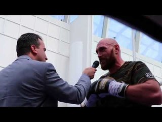 'NOT CONCERNING ME' - TYSON FURY REFUSES DEONTAY WILDER TALKS AHEAD OF FRANCESCO PIANETA CLASH