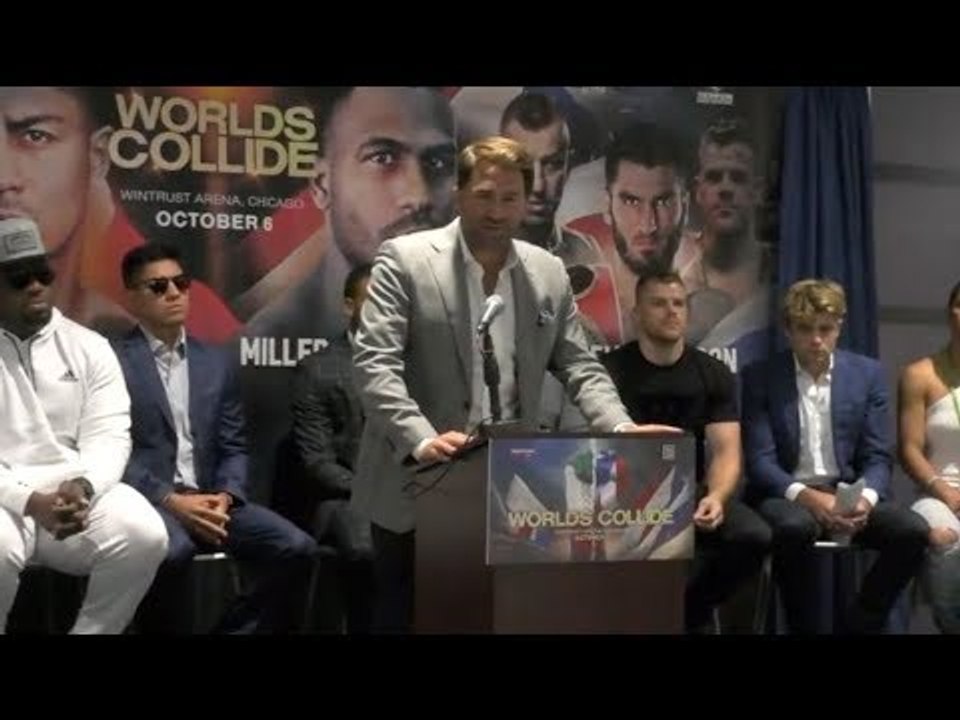 'WORLDS COLLIDE' -EDDIE HEARN'S DEBUT DAZN & MATCHROOM U.S PRESS CONFERENCE (CHICAGO) *FULL & UNCUT*
