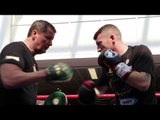 IRELAND'S NEXT WORLD CHAMPION? PADDY BARNES HAMMERS PADS WITH COACH DANNY VAUGHAN