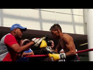 WILL THIS THE MAN CRUSH PADDY BARNES' WORLD TITLE DREAM? CRISTOFER ROSALES FULL PUBLIC WORKOUT