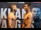 BEAST! - GAMAL YAFAI v BRAYAN MAIRENA - OFFICIAL WEIGH IN VIDEO FROM BIRMINGHAM/ KHAN-VARGAS