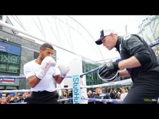 GAMAL YAFAI PAD WORKOUT IN BIRMINHAM / AMIR KHAN v SAMUEL VARGAS