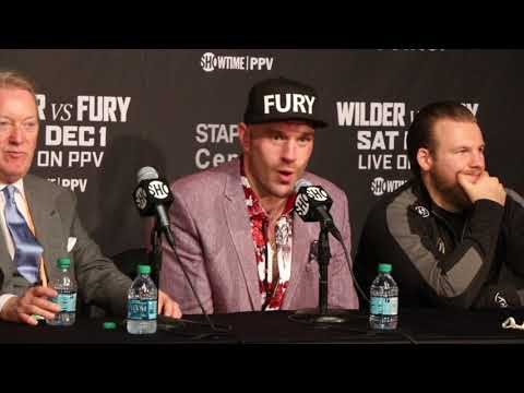 TYSON FURY *FULL* POST FIGHT PRESS CONFERENCE / WILDER v FURY (WITH ROACH, DAVISON & FRANK WARREN)