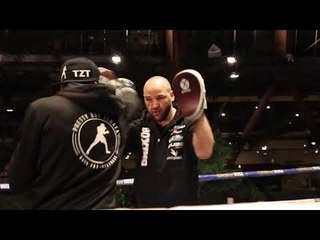 THE MAN TO END KELL BROOK'S CAREER? MICHAEL ZERAFA **OFFICIAL** PUBLIC WORKOUT AHEAD OF BROOK CLASH