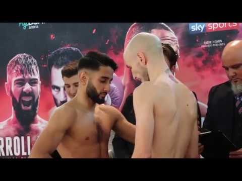 OLYMPIC PEDIGREE! QAIS ASHFAQ v JAY CARNEY **OFFICIAL** HEAD-TO-HEAD @ WEIGH-IN