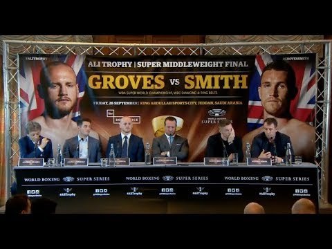 GEORGE GROVES v CALLUM SMITH - *FULL & UNCUT* PRESS CONFERENCE (w/ KALLE SAUERLAND) / WSSB FINAL