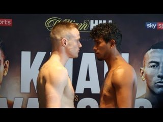 MTK'S OWN! - STEVEN DONNELLY v MIGUEL AGUILAR - OFFICIAL WEIGH IN VIDEO / KHAN v VARGAS