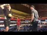 OUCH! - GARY 'SPIKE' O'SULLIVAN TAUNTS DAVID LEMIEUX WITH BILLY JOE SAUNDERS 'MISSED BY A MILE' POSE