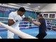 BEAST! - ANTHONY JOSHUA DESTROYS THE PADS WITH TRAINER ROB McCRACKEN / JOSHUA-POVETKIN