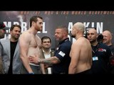 HEAVYWEIGHT CLASH! - DAVID PRICE v SERGEY KUZMIN - OFFICIAL WEIGH IN VIDEO / JOSHUA-POVETKIN