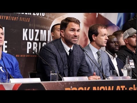 ANTHONY JOSHUA v ALEXANDER POVETKIN - FULL UNDERCARD PRESS CONFERENCE / PRICE-KUZMIN / ASKIN-OKOLIE